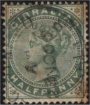 Stamps Gibraltar -  Victoria