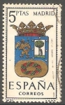 Stamps Spain -   1557 - Escudo de la provincia de Madrid