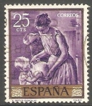 Stamps Spain -   1566 - El botijo, de Joaquín Sorolla