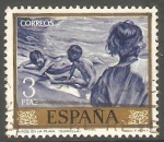 Sellos de Europa - Espa�a -  1573 - Niños en la playa, de Sorolla