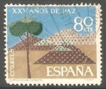 Stamps Spain -  1581 - XXV años de paz