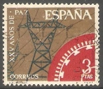 Stamps Spain -  1586 - XXV años de paz