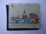 Stamps Venezuela -  Navidad 67 (Sociedad Antituberculosis)- Iglesia Santa Teresa-Caracas Venazuela.