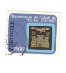 Sellos de Europa - Portugal -  Bicentenario de la ciudad de Pinhel 1770-1970