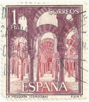 Stamps Spain -  (66).PAISAJES Y MONUMENTOS. LA MEZQUITA DE CÓRDOBA. EDIFIL 1549