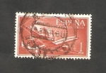 Stamps Spain -  1172 - Super-constellation y nao Santa María