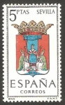 Sellos de Europa - Espa�a -  1638 - Escudo de la capital de provincia  de Sevilla