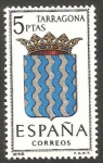 Stamps Spain -  1640 - Escudo de la capital de provincia de Tarragona