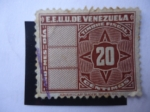 Stamps Venezuela -  E.E.U.U. de Venezuela - Tímbre Fiscal-Ingresos.