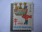 Sellos de America - Venezuela -  El Carite - Felices Pascuas 1960.(Sociedad Antituberculosis)