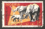 Stamps Africa - Nigeria -  178 - Elefantes