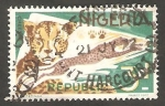 Stamps : Africa : Nigeria :  181 - Leopardos