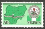 Sellos de Africa - Nigeria -  470 - 25 Anivº de la Independencia