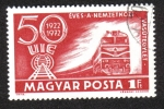 Sellos de Europa - Hungr�a -  50 Años de la Unión Internacional de Ferrocarriles