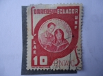 Stamps : America : Ecuador :  Campaña de Alfabetización 1952.