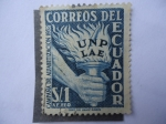 Stamps Ecuador -  Campaña de Alfabetización 1952 - UNP LAE.