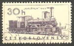 Sellos de Europa - Checoslovaquia -  1468 - Locomotora 