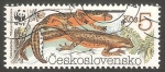 Sellos de Europa - Checoslovaquia -  2811 - WWF - Protección de la naturaleza, Anfibios