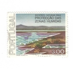 Stamps Portugal -  Recursos  naturales. Protección de las zonas húmedas