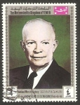 Stamps Yemen -  Dwigh Eisenhower