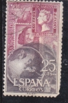 Stamps Spain -  día mundial del sello 1964 (21)