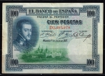 monedas de Europa - Espa�a -  Anverso de billete de 100 pesetas del Banco de España