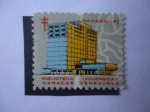 Stamps Venezuela -  Navidad 67 - Sociedad Antituberculosis - Biblioteca Universidad, Caracas Venezuela.
