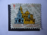 Stamps Venezuela -  Navidad 67 - Sociedad Antituberculosis - Iglesia San Agustín, Caracas Venezuela.