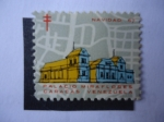 Stamps Venezuela -  Navidad 67 - Sociedad Antituberculosis - Palacio Miraflores, Caracas Venezuela.