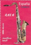 Stamps Spain -  saxófono (21)