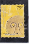 Stamps Argentina -  máscara mortuoria