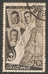 Stamps Russia -  633 - Vuelo Moscu San Jacinto (California)