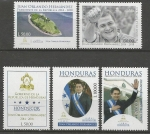 Stamps Honduras -  JUAN  ORLANDO  HERNÀNDEZ  ALVARADO.  PRESIDENTE  CONSTITUCIONAL  DE  LA  REPÙBLICA.