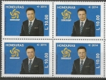 Stamps Honduras -  ABOGADO  ALFREDO  HAWIT  BANEGAS  PRESIDENTE  DE  LA  CONCACAF