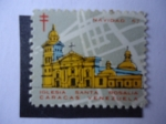 Stamps Venezuela -  Navidad 67 - Sociedad Antituberculosis - Iglesia Santa Rosalìa, Caracs Venezuela.