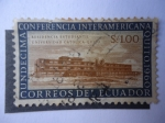 Stamps Ecuador -  Undecima Conferencia Interamericana Quito 1960.