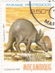 Stamps Mozambique -  animales protegidos-