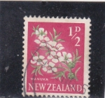 Stamps New Zealand -  flores
