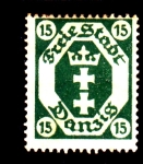 Stamps Poland -  Danzig- ciudad ocupada