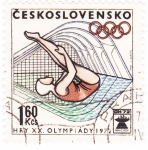 Stamps : Europe : Czechoslovakia :  Olimpiada Munich-72