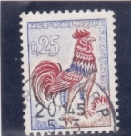 Stamps : Europe : France :  gallo- símbolo frances