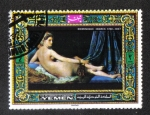 Stamps Yemen -  Dominique Ingres 1970-1867