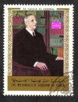 Stamps Yemen -  Charles de Gaulle como Presidente