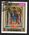Stamps Yemen -  Iconos de Navidad