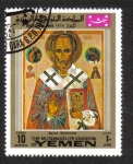 Stamps Yemen -  Iconos de Navidad