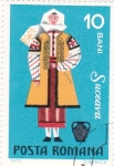 Stamps Romania -  traje típico de Suceava