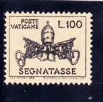 Stamps Vatican City -  segnatasse