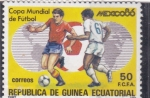 Sellos de Africa - Guinea Ecuatorial -  copa mundial de futbol