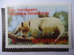 Stamps : America : Nicaragua :  Oso Hormiguero - Tamandua Tetradactyla.