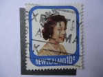 Stamps : Oceania : New_Zealand :  King Elizabeth II. (YT/701)